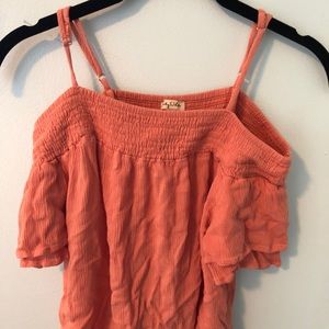 lily white off the shoulder shirt